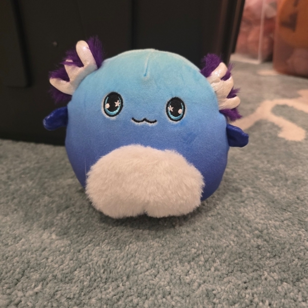 Squishmallows: 5" 'Tobey the Axolotl' Scented Rare Blue Squishy Plush